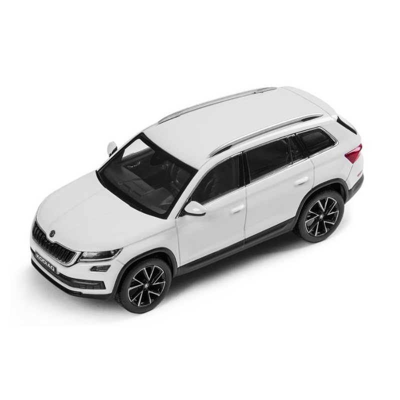 Automodelis Škoda Kodiaq 1:43 (mėnulio baltumo)