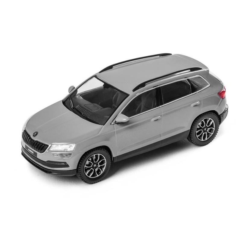 Automodelis Škoda Karoq 1:43 (plieno pilkos spalvos)