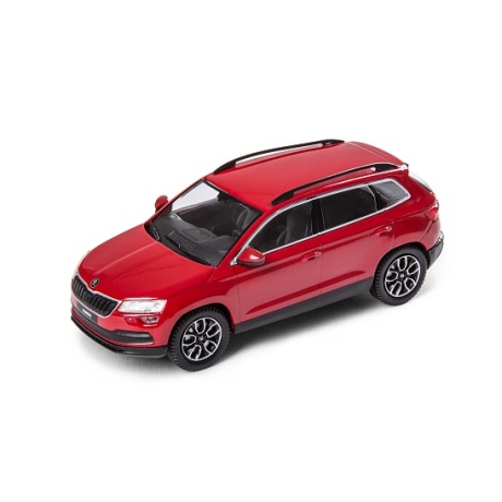 Automodelis Škoda Karoq 1:43 raudonas