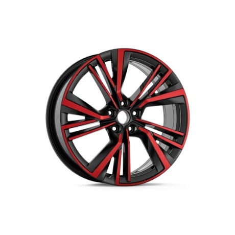 Ratlankis Neptune R20 8.0J × 20" ET45 juoda/raudona