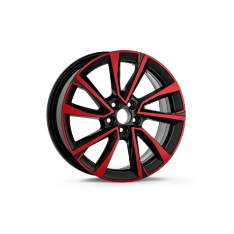 Ratlankis R17 Procyon 7.0J × 17" ET51 juoda/raudona