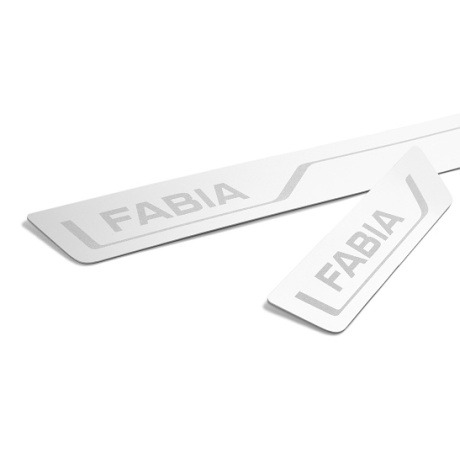 Dekoravytinės durų slenksčiu apdailos aliuminės Fabia III (2014->)