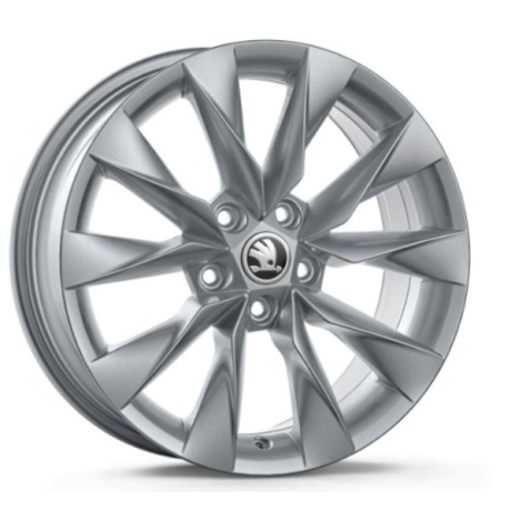 Ratlankis R17 Crystal 7.0J × 17" ET43 sidabrinė