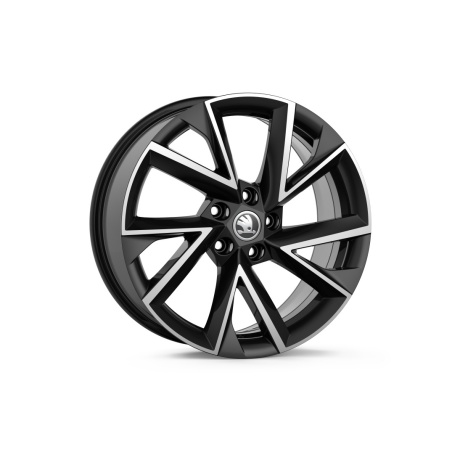 Ratlankis langvo lydinio "Vega" 8Jx18 ET44 5/112 juodai blizgus