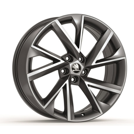Ratlankis lengvo lydinio "Vega" 8Jx20 ET41 5/112 antracitas Kodiaq I (2016-2024