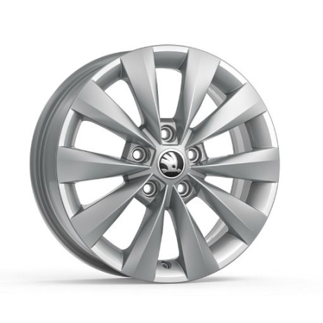 Ratlankis R16 Castor 6.0J × 16" ET43 sidabrinė
