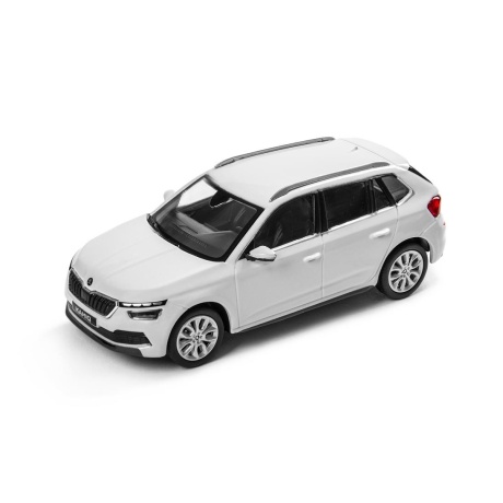 Automodelis Škoda Kamiq 1:43 (mėnulio baltumo)