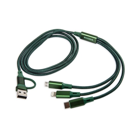 USB įkrovimo laidas 4 in 1