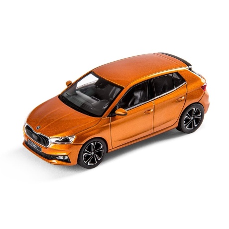 Automodelis Škoda Fabia A07 1:43 (Fenikso oranžinė)